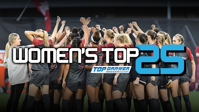 TopDrawerSoccer Women's DI Top 25: Sept. 24