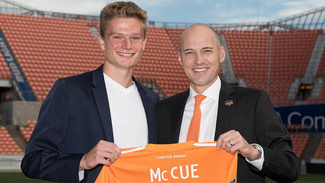Dynamo sign McCue to Homegrown deal