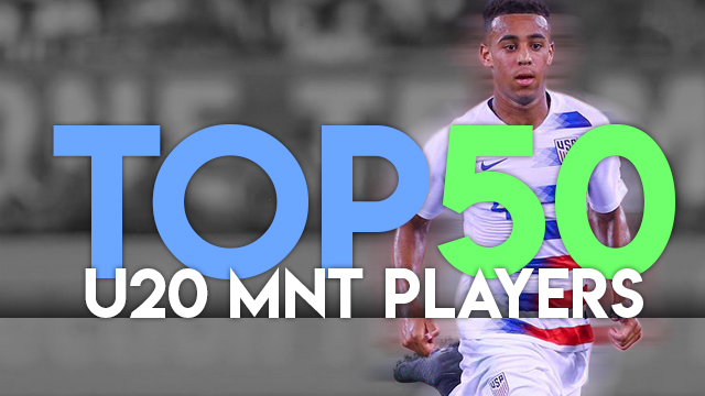 Top 50 U.S. Under-20 MNT players