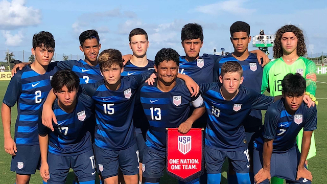 U15s crash out in Concacaf semis