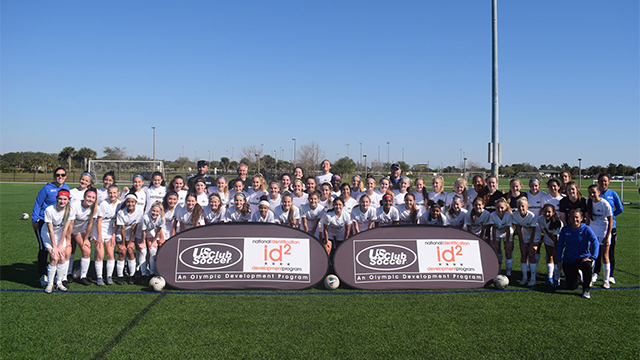 US Club id2 Girls Training Camp roster