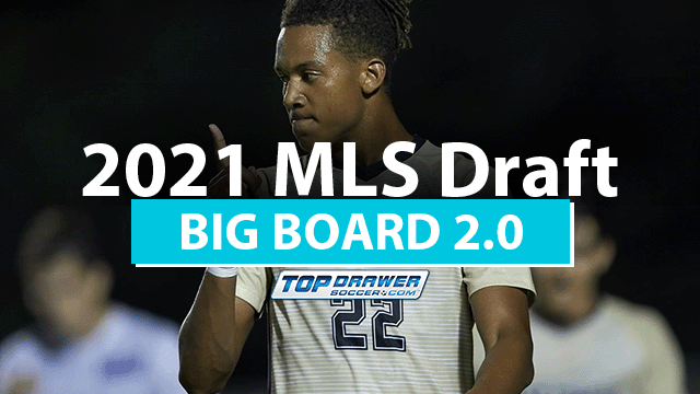 Final 2021 MLS Draft Board