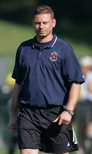 New Cornell men's soccer coach Jaro Zawislan.