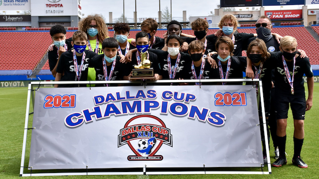 Four champions crowned at Boys Dallas Cup
