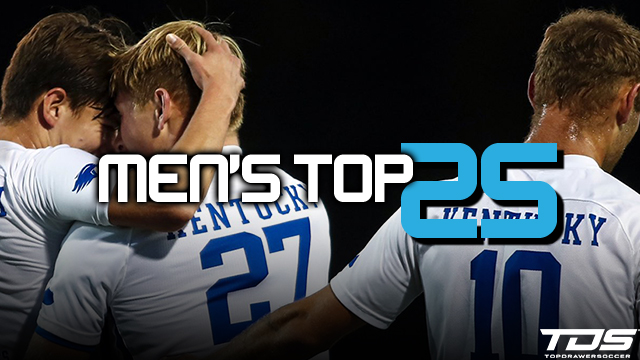 TDS Men's Division I Top 25: October 10