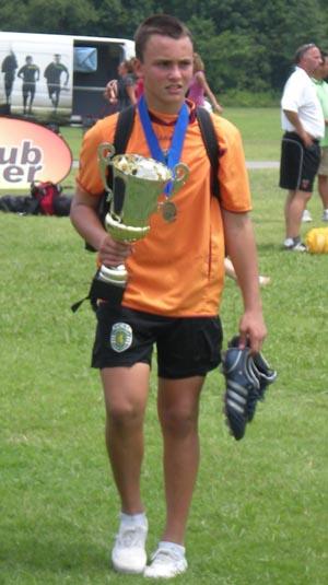 Elite club soccer player Erik Huerta.