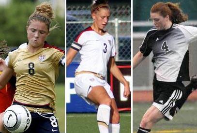 Top XI players at the U18/U20 WNT camp