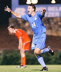 north carolina men's college soccer player billy schuler