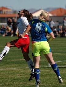 girls youth club soccer player Alexis D’Zmura