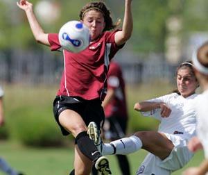 elite girls club soccer players compete