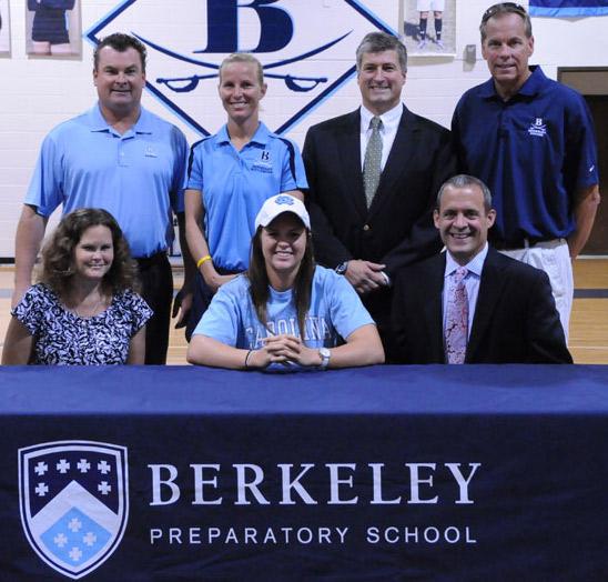 Girls club soccer player Bryane Heaberlin signs here NLI to North Carolina