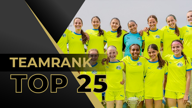 TopDrawerSoccer TeamRank Update - Girls