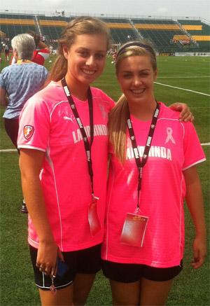 girls club soccer player claire winter