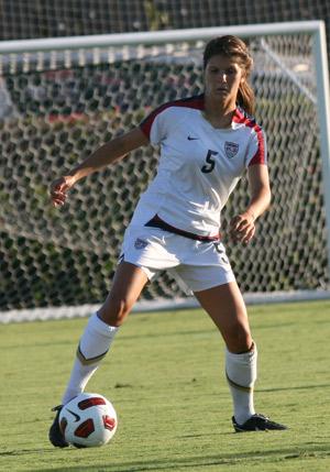 girls youth club soccer player toni payne