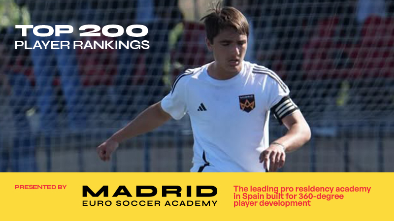 MESA Sponsors TDS Club Player Rankings