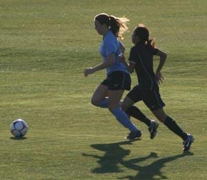 College soccer player Courtney Jones of North Carolina.