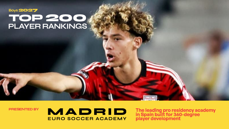 MESA Academy Player Rankings: Boys 2027