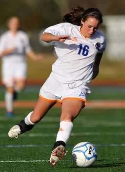 Elite girls club soccer player Marion Crowder.