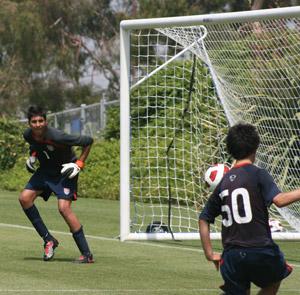 boys club soccer player Christian Herrera