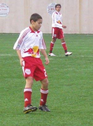 Elite club soccer player Matt Mahoney.