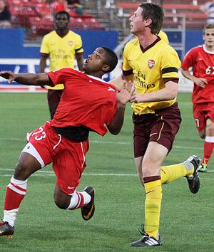 boys youth club soccer players at dallas cup