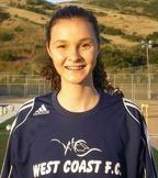 girls youth club soccer player Paige Burnett
