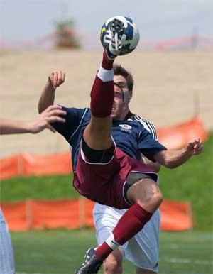 boys youth club soccer player