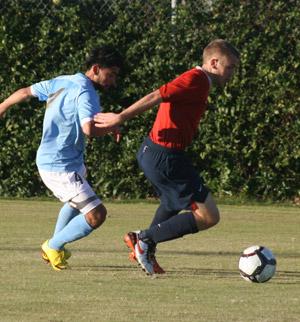 boys youth club soccer players