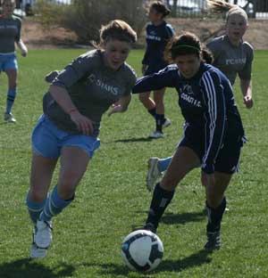 girls youth club soccer player from fc stars