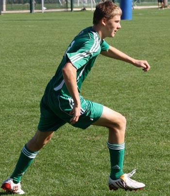 boys youth club soccer player walker zimmerman