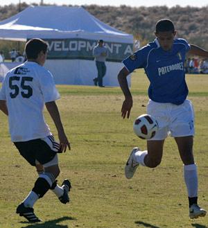 elite boys youth club soccer players