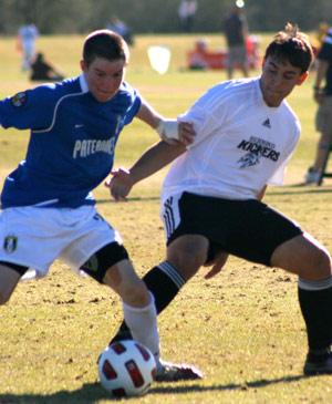 boys youth club soccer players from richmond kickers and pateadores