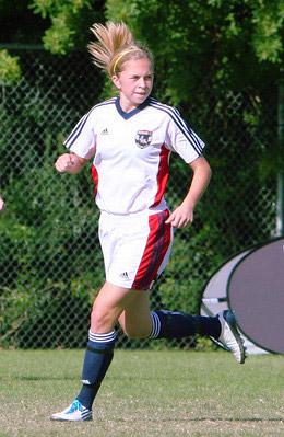 elite girls youth club soccer players