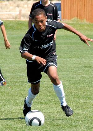 boys youth club soccer player henry wingo