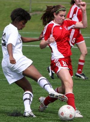 girls youth club soccer player rilka noel