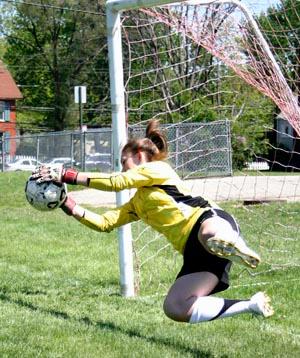 girls youth club soccer player jenna o'dell