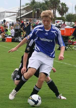 elite boys youth club soccer players