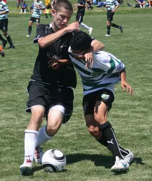 elite boys youth club soccer players