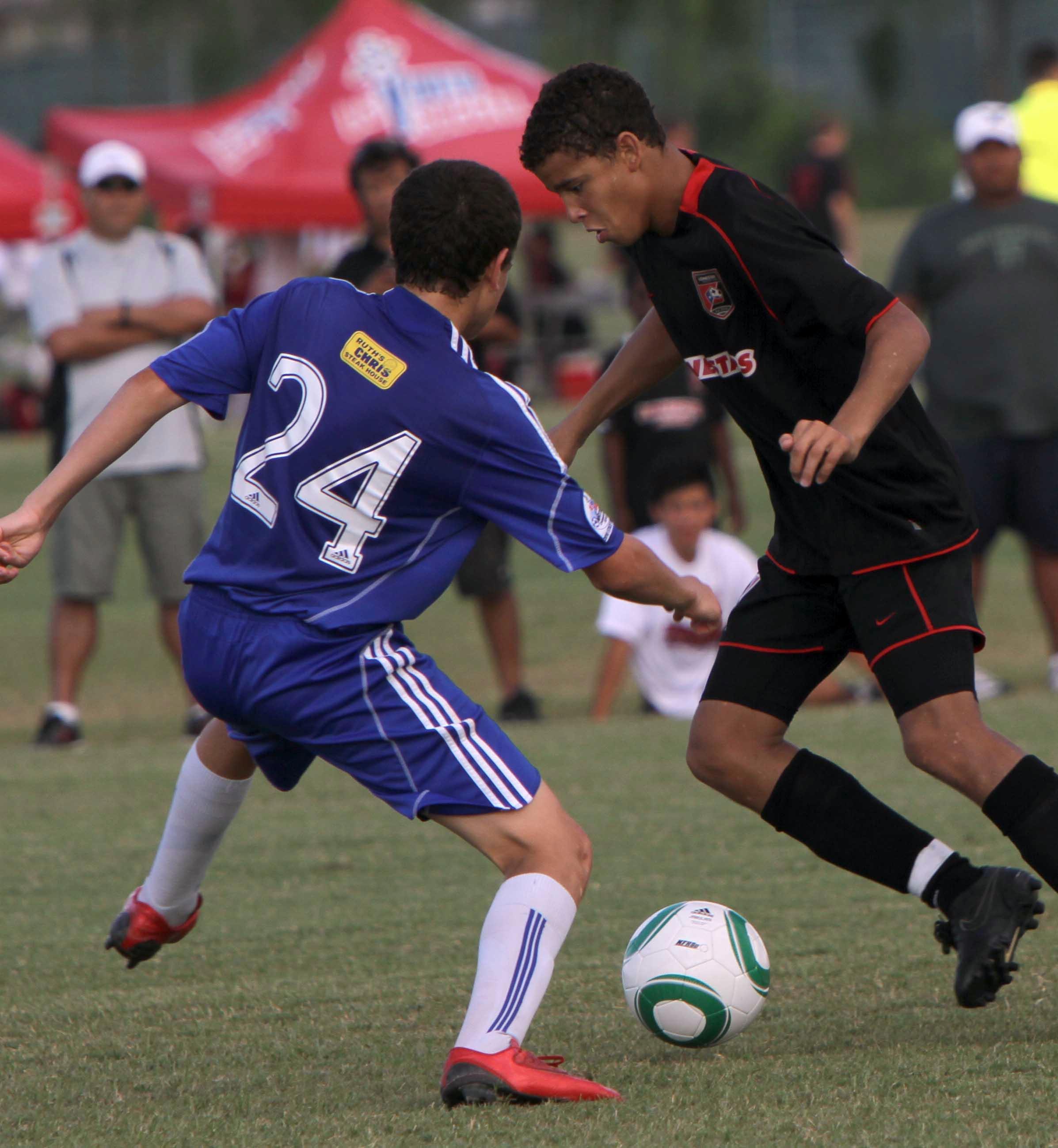 elite boys youth club soccer players