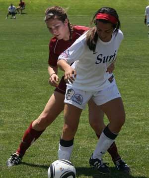 elite girls youth club soccer players