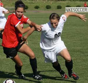 elite girls youth club soccer players