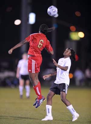 elite girls youth club soccer players