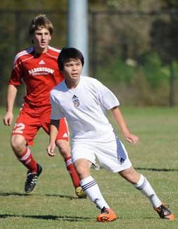 elite boys youth club soccer players