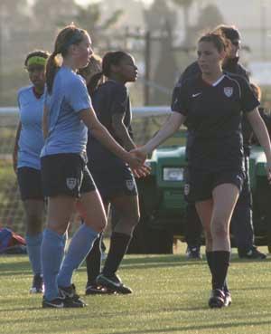 elite girls club soccer player