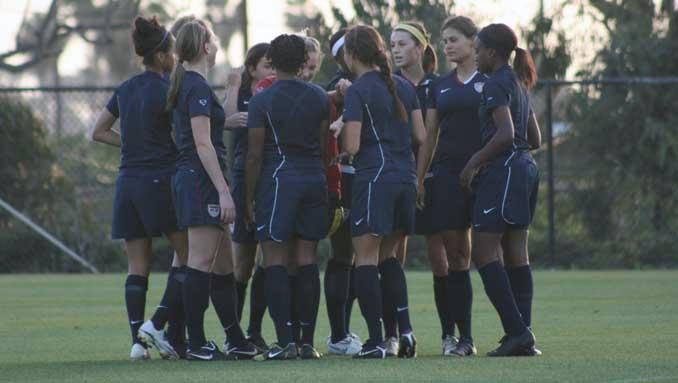 U18 WNT dismantles UC Irvine women 4-1