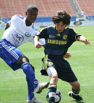elite boys club soccer players compete in a boys club soccer tournament