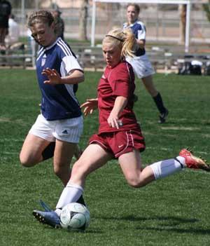 elite girls club soccer player