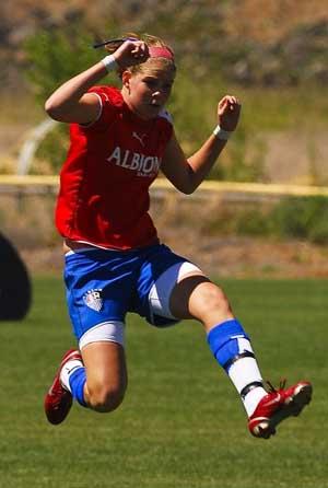 elite girls club soccer player devin marshall