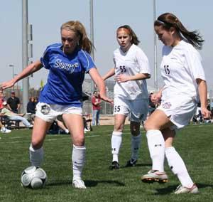 elite girls club soccer player kate perry