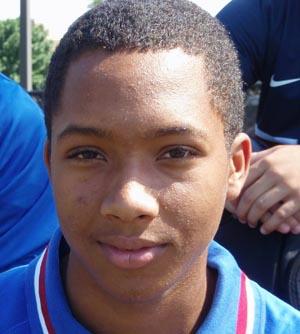 Elite club soccer player Malcolm Harris.
